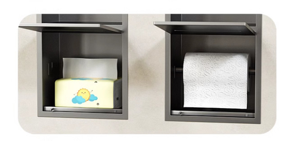 Nich di doccia in acciaio inossidabile impermeabile per soluzioni per la decorazione domestica e il deposito del bagno