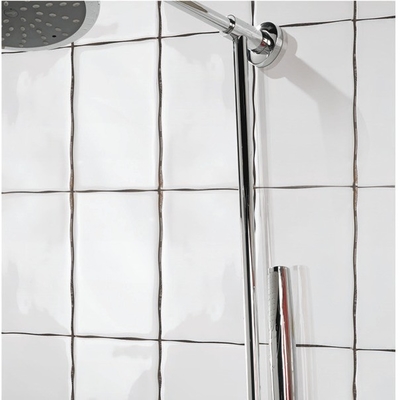 Piastrelle di ceramica per bagno e soggiorno 150 x 150 mm Piastrelle di parete bianche pure della metropolitana