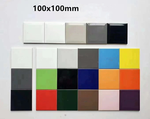 Piastrelle di ceramica per bagno e soggiorno 150 x 150 mm Piastrelle di parete bianche pure della metropolitana