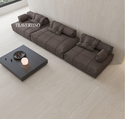 24x48 Italian Travertine Stone Look Porcellana Piastrelle 60x120 600x1200 per Parete Interno