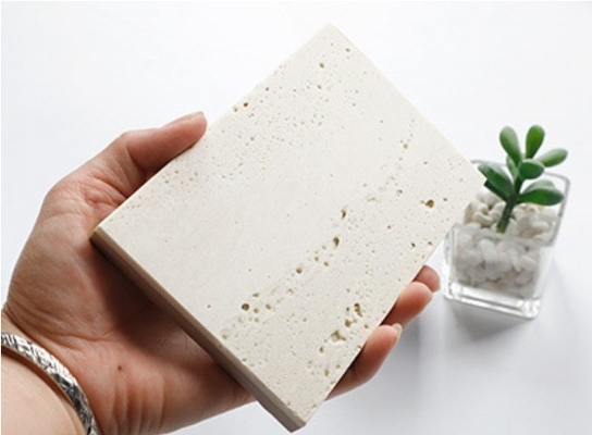 Piastrelle di porcellana a crema 60x60 di grado AAA Travertino lucidato per applicazioni interne