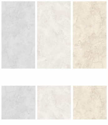 Piastrelle di pavimentazione beige 24*24 travertino porcellanato per spazi interni ed esterni durevoli