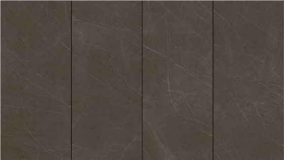 600x1200 Pietra grigia lucidata a corpo intero pavimento in marmo piastrelle in ceramica per pietra sinterizzata