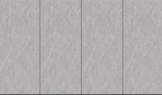 600x1200 Pietra grigia lucidata a corpo intero pavimento in marmo piastrelle in ceramica per pietra sinterizzata